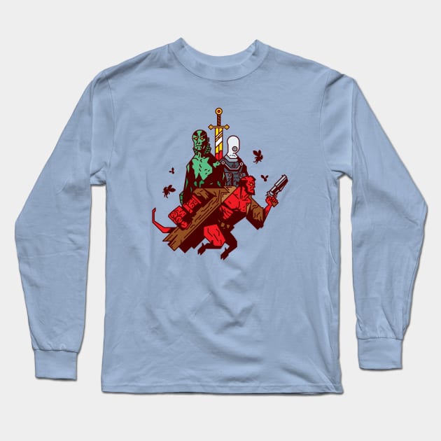 Red Right Hand & Friends Long Sleeve T-Shirt by LAckas